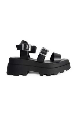 Altercore sandały Tove damskie kolor czarny na platformie Tove