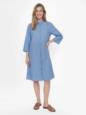 Ambiance Sukienka damska z bluzką Kobiety Bawełna niebieski,