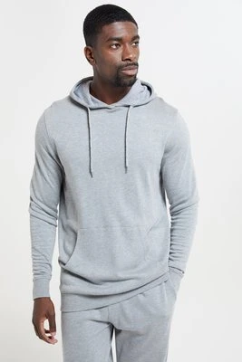 Zdjęcie produktu Amble - męska wygodna bluza z kapturem z włókien bambusa - Grey Mountain Warehouse