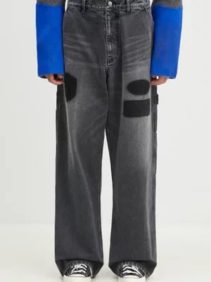 AMBUSH jeansy Denim Work Pants męskie BMYB004F24DEN0011100