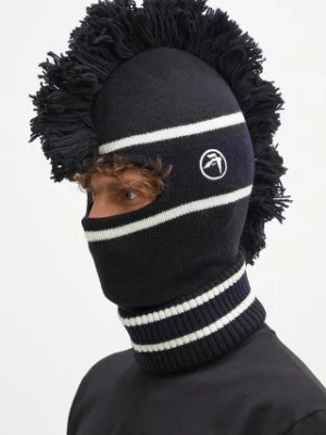 AMBUSH kominiarka Fringe Knit Balaclava kolor czarny BMLC001F24KNI0011031