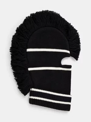 AMBUSH kominiarka Fringe Knit Balaclava kolor czarny BMLC001F24KNI0011031