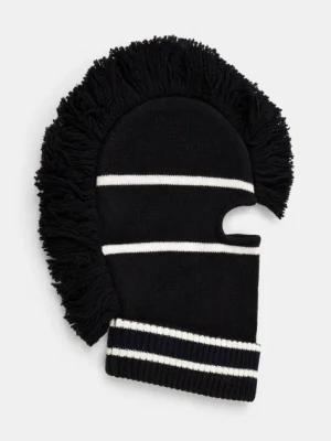 AMBUSH kominiarka Fringe Knit Balaclava kolor czarny BMLC001F24KNI0011031