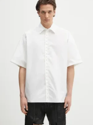 AMBUSH koszula Pearl Button Shirt męska kolor biały relaxed z kołnierzykiem klasycznym 12115313