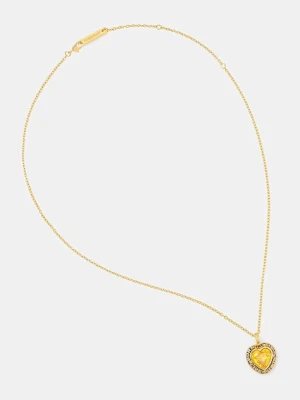 AMBUSH naszyjnik srebrny Heart Class Ring Charm Necklace 12114803