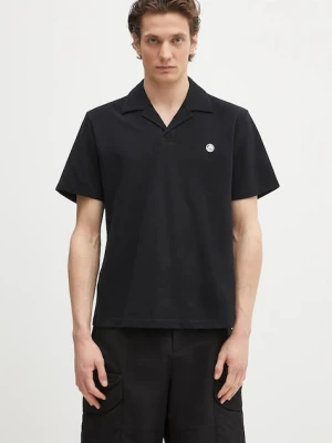AMBUSH polo bawełniane Polo Shirt męski kolor czarny gładki 12115323