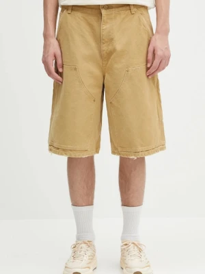 AMBUSH szorty bawełniane Canvas Carpenter Short Pants męskie kolor beżowy 12115320