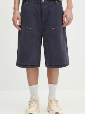 AMBUSH szorty bawełniane Canvas Carpenter Short Pants męskie kolor granatowy 12115320