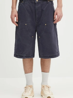 AMBUSH szorty bawełniane Canvas Carpenter Short Pants męskie kolor granatowy 12115320