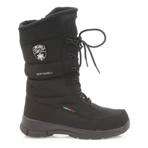 American Club American dziecięce kozaki softshell z membraną SN12/22 Black czarne