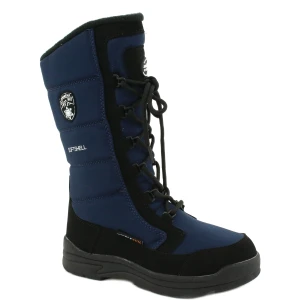 American Club American dziecięce kozaki softshell z membraną SN12/22 navy niebieskie