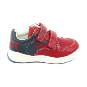 American Club Buty sportowe na rzepy American GC18 czerwone/granatowe