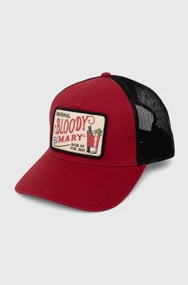 American Needle czapka z daszkiem Bloody Mary kolor czerwony z aplikacją 22018A