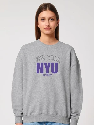 American Universities Bluza "NYU" w kolorze szarym rozmiar: XL