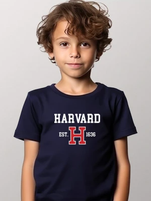 American Universities Koszulka "Harvard Est 1636" w kolorze granatowym rozmiar: 152