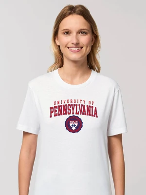 American Universities Koszulka "University of Pennsylvania" w kolorze białym rozmiar: L