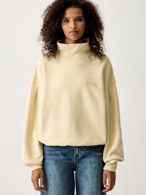 American Vintage bluza damska bawełniana żółty