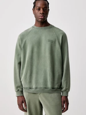 American Vintage bluza męska bawełniana zielony