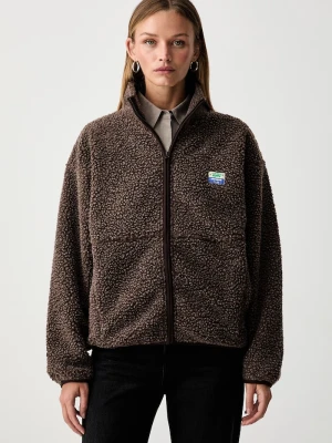 American Vintage bluza polarowa damska brązowy