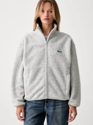 American Vintage bluza polarowa damska szary