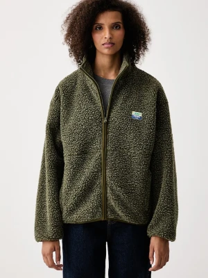 American Vintage bluza polarowa damska zielony