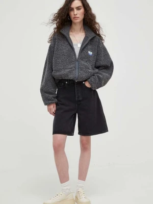 American Vintage bluza VESTE ML szary
