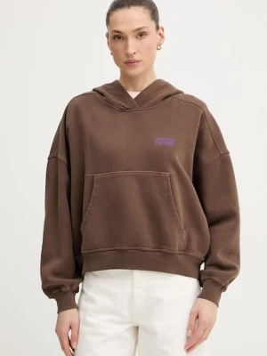 American Vintage bluza z kapturem damska bawełniana