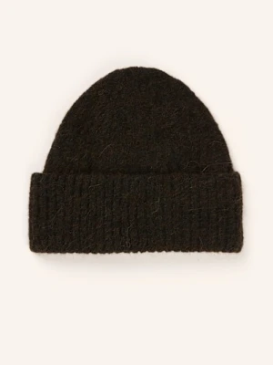 American Vintage Czapka East Z Dodatkiem Alpaki gruen