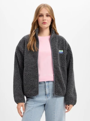 american vintage Damowa kurtka polarowa Kobiety szary