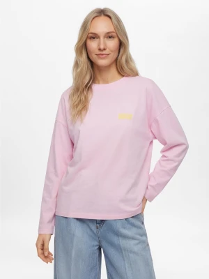 american vintage Damska koszulka z długim rękawem - Barbe a papa Kobiety Bawełna (100%) różowy, XS/S