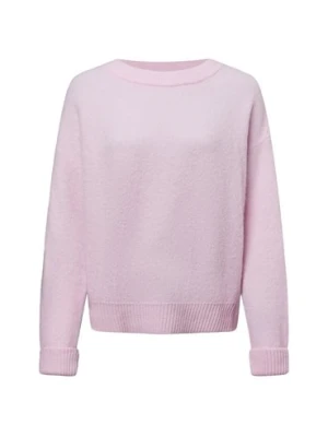 american vintage Damski sweter z dzianiny z zawartością alpaki - Vito Kobiety różowy jednolity, XS/S