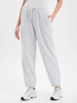 american vintage Damskie spodnie do biegania - Baptown Kobiety Sztuczne włókno szary marmurkowy,