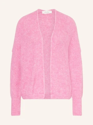 American Vintage Dzianinowe Wdzianko East Z Dodatkiem Z Alpaki pink