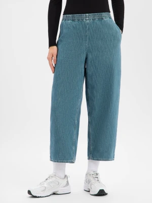 american vintage Dżinsy - Ydopark Kobiety Bawełna niebieski jednolity,