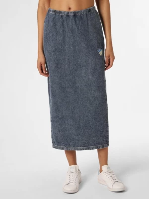 american vintage Jeansowa spódnica damska Kobiety Bawełna niebieski jednolity,