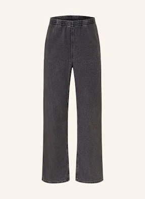 American Vintage Jeansy Wide Leg Jazy schwarz