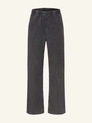 American Vintage Jeansy Wide Leg Jazy schwarz