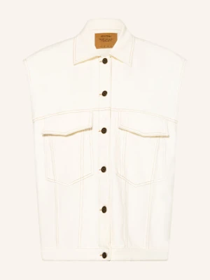 American Vintage Kamizelka Jeansowa weiss