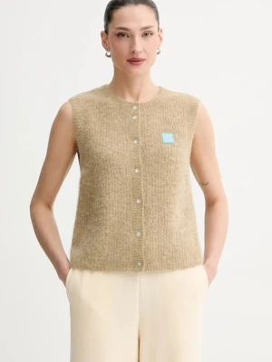 American Vintage kamizelka z domieszką wełny