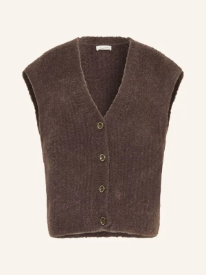 American Vintage Kamizelka Z Dzianiny Zolly braun
