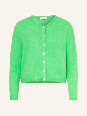American Vintage Kardigan Z Dodatkiem Alpaki gruen