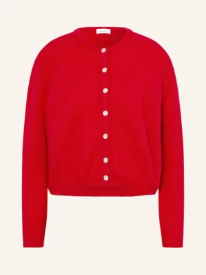 American Vintage Kardigan Z Dodatkiem Alpaki rot