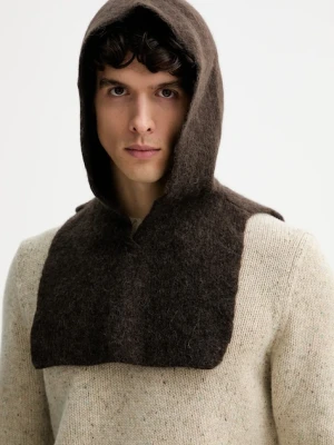 American Vintage kominiarka z dodatkiem wełny kolor brązowy VITO22B