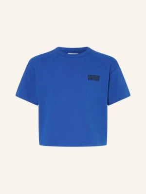 American Vintage Koszulka Ykobow blau
