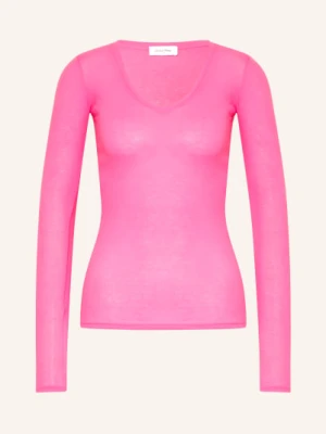 American Vintage Koszulka Z Długim Rękawem Masachusetts pink