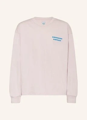 American Vintage Koszulka Z Długim Rękawem rosa