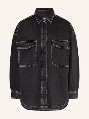 American Vintage Kurtka Jeansowa Yopday schwarz