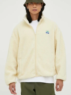 American Vintage kurtka męska kolor beżowy przejściowa oversize