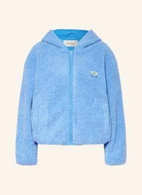 American Vintage Kurtka Pluszowa Hoktown blau