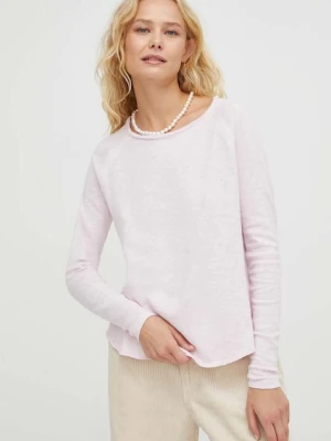 American Vintage longsleeve bawełniany T-SHIRT ML COL BATEAU